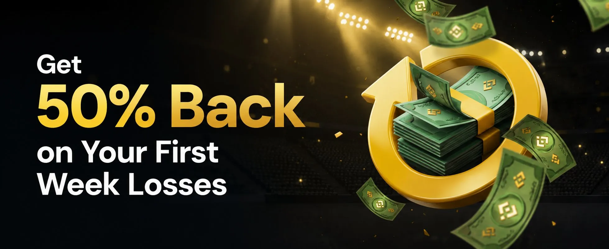 Cashback del 50% per la prima settimana